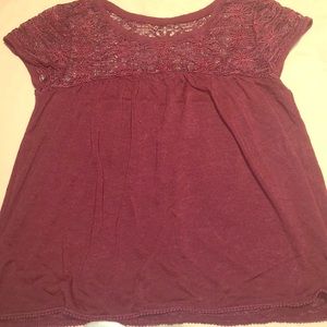 Maroon shirt